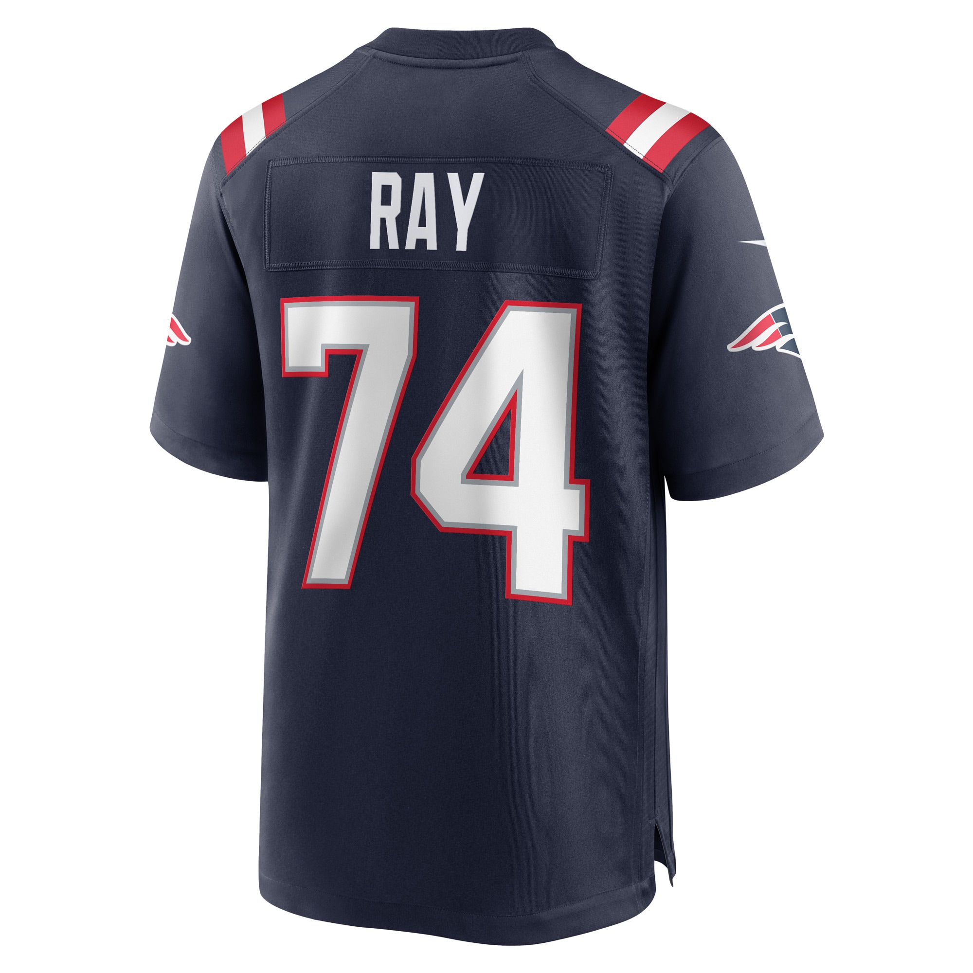 Men's New England Patriots LaBryan Ray Navy Game Player Jersey