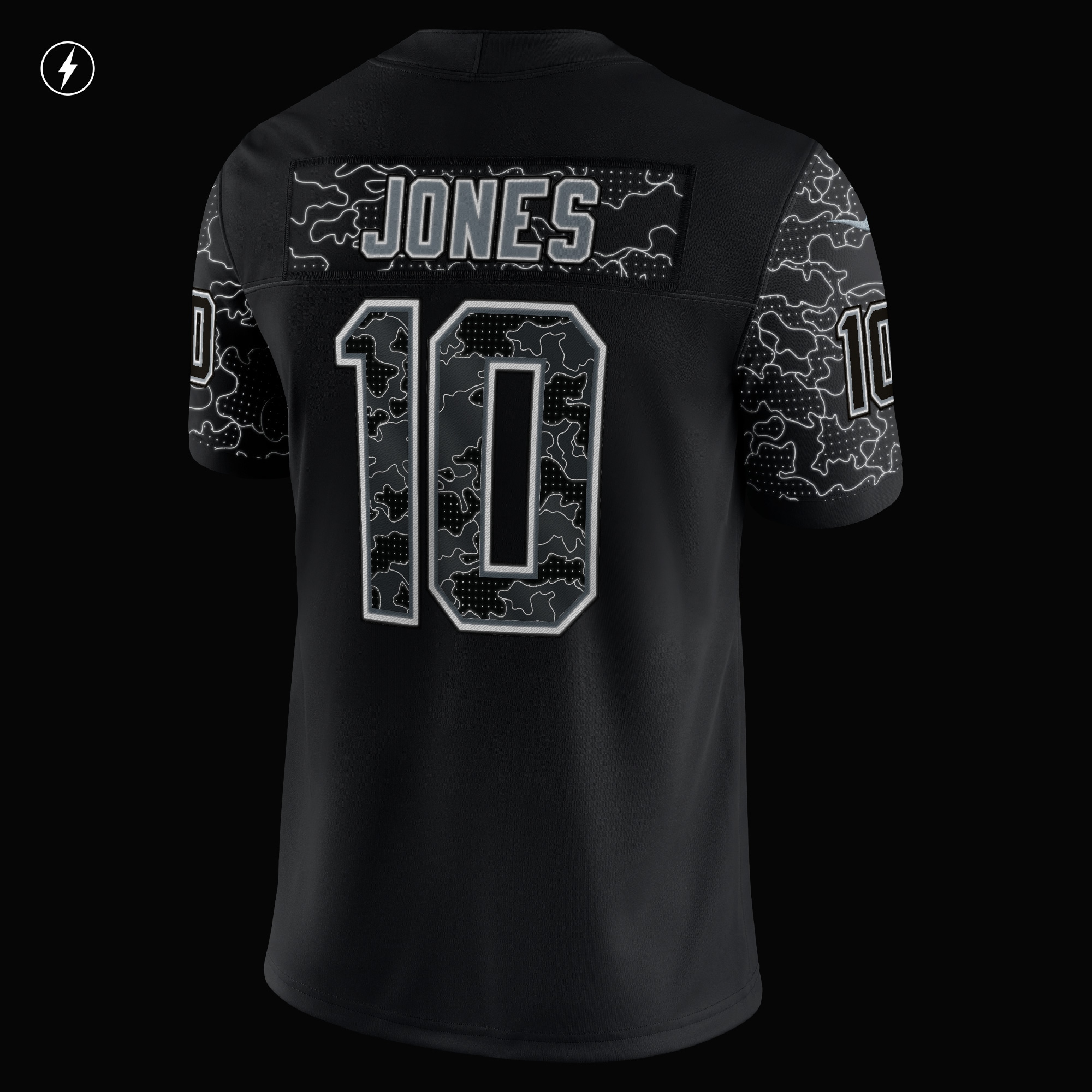 Men's New England Patriots Mac Jones Black RFLCTV Limited Jersey