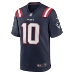 Men's New England Patriots Mac Jones Navy Player Game Jersey