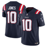 Men's New England Patriots Mac Jones Navy Vapor F.U.S.E. Limited Jersey