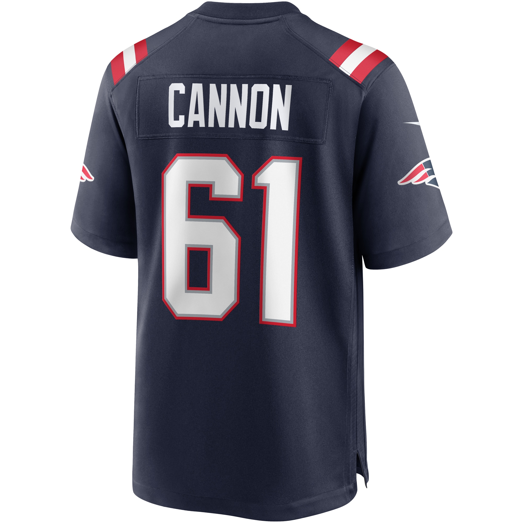Men's New England Patriots Marcus Cannon Navy Game Jersey