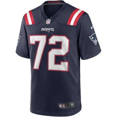 Men's New England Patriots Matt Light Navy Game Retired Player Jersey 02