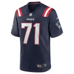 Men's New England Patriots Mike Onwenu Navy Team Game Jersey