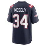 Men's New England Patriots Quandre Mosely Navy Home Game Player Jersey