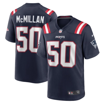 Men's New England Patriots Raekwon McMillan Navy Home Game Player Jersey 01