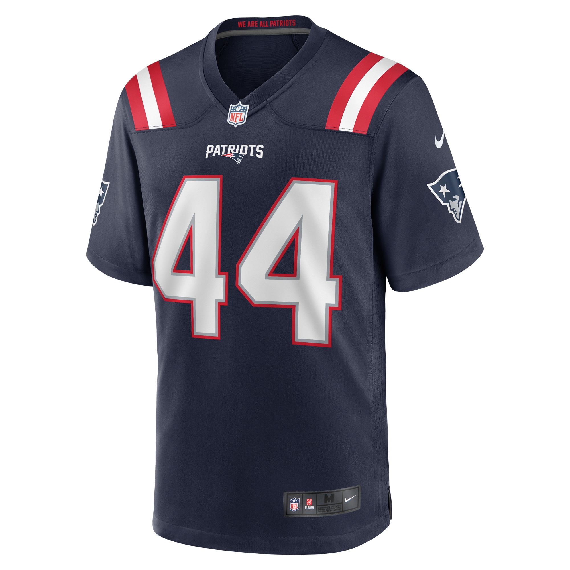 Men's New England Patriots Raleigh Webb Navy Home Game Player Jersey