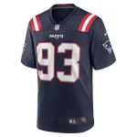 Men's New England Patriots Richard Seymour Navy Retired Player Game Jersey