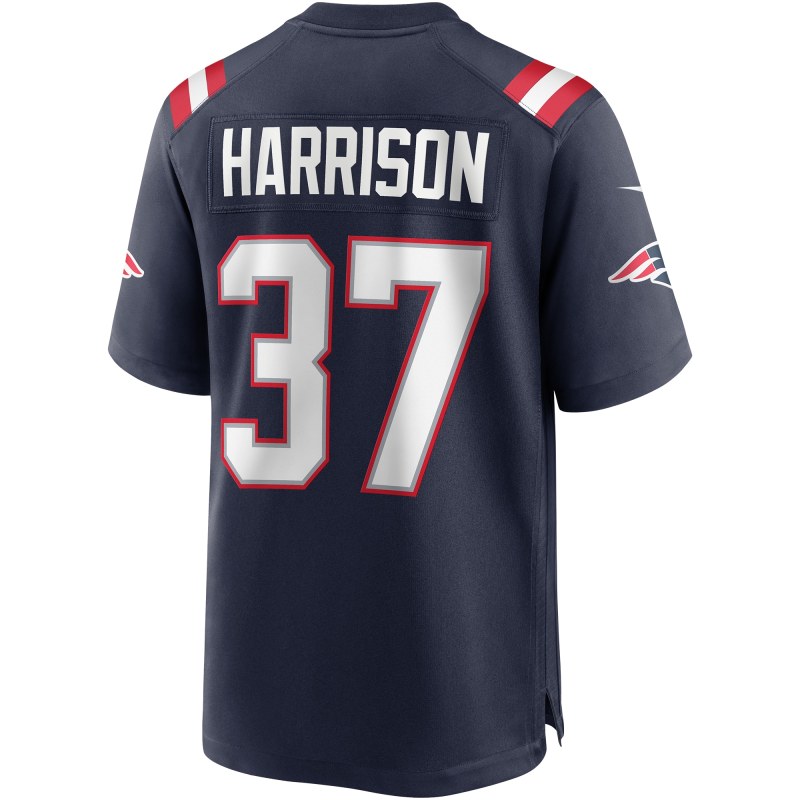 Men's New England Patriots Rodney Harrison Navy Game Retired Player Jersey