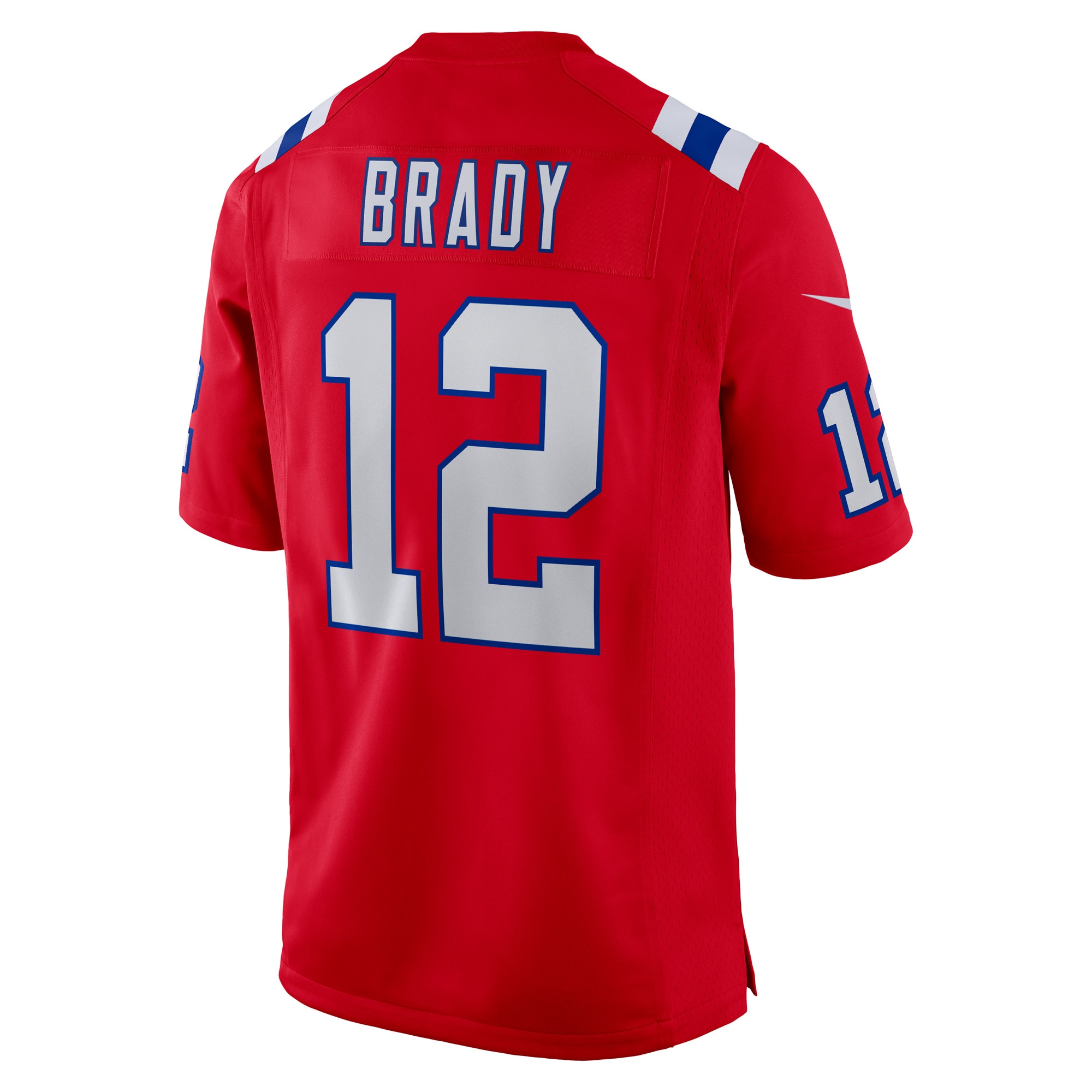 Men's New England Patriots Tom Brady Red Retired Game Jersey
