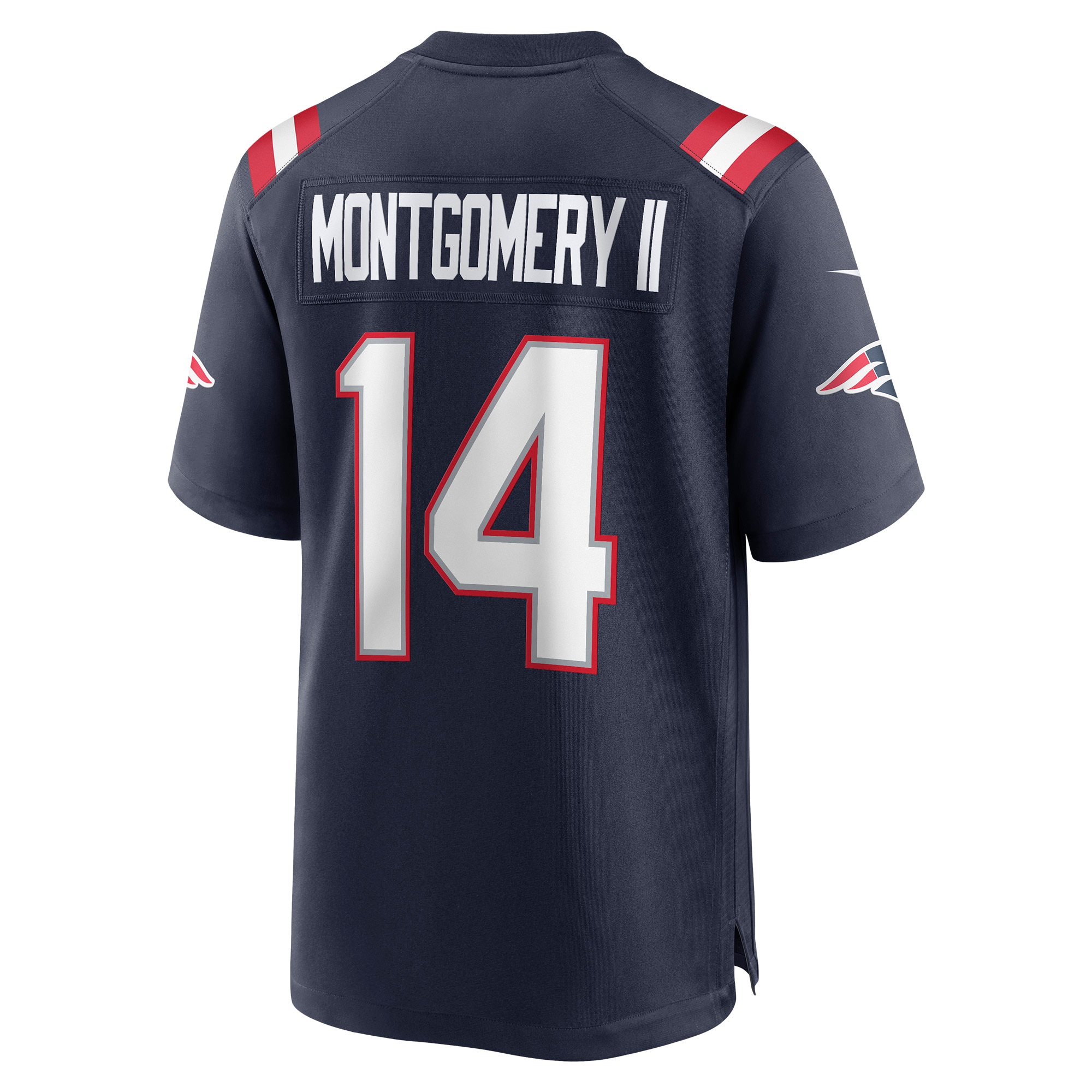 Men's New England Patriots Ty Montgomery Navy Game Jersey