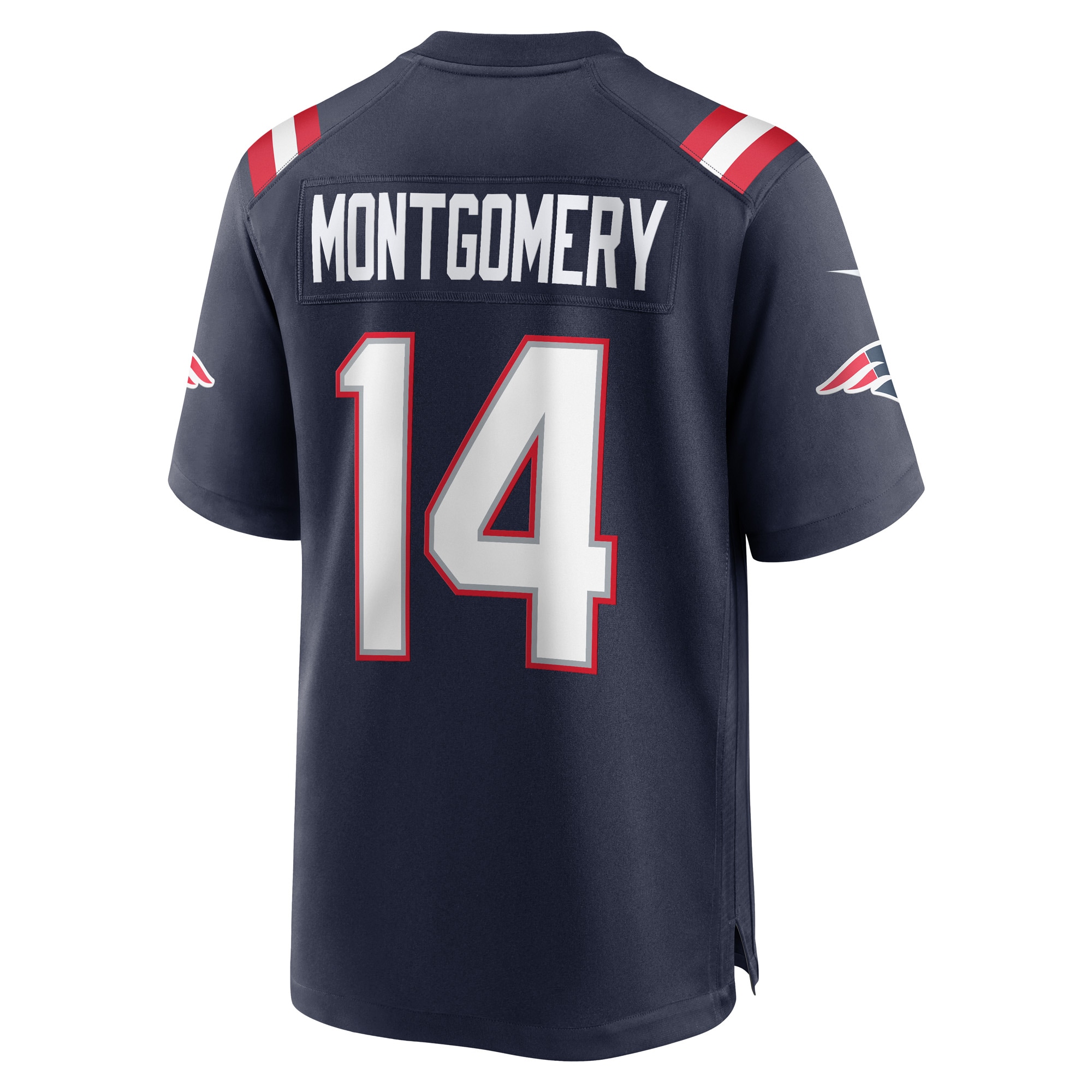 Men's New England Patriots Ty Montgomery Navy Player Game Jersey