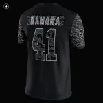 Men's New Orleans Saints Alvin Kamara Black RFLCTV Limited Jersey