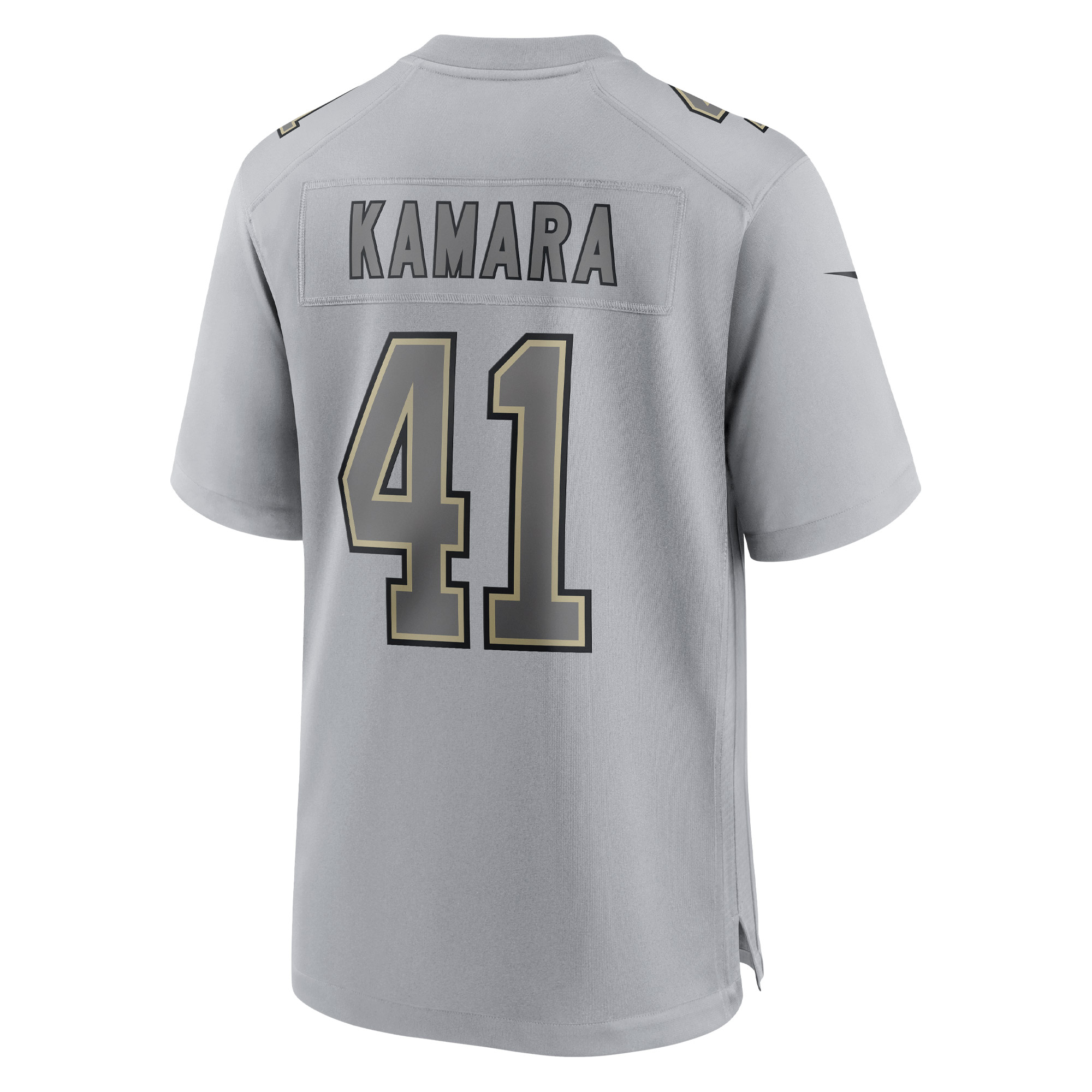 Men's New Orleans Saints Alvin Kamara Gray Atmosphere Fashion Game Jersey
