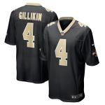 Men's New Orleans Saints Blake Gilikin Black Game Player Jersey