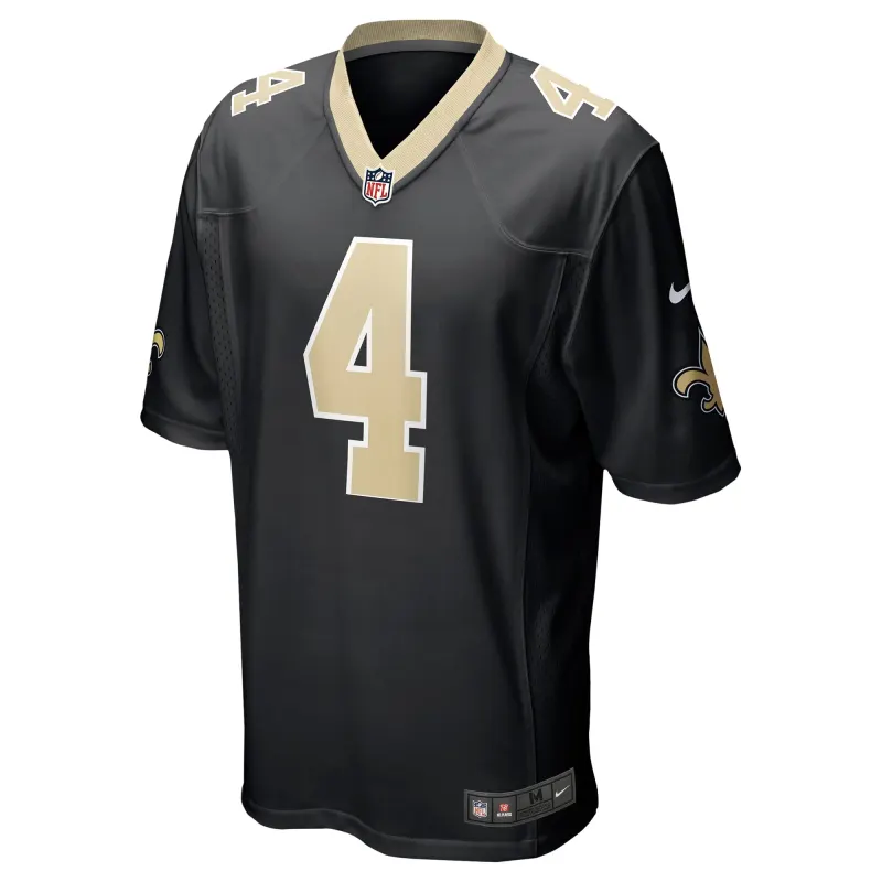 Men's New Orleans Saints Blake Gilikin Black Game Player Jersey