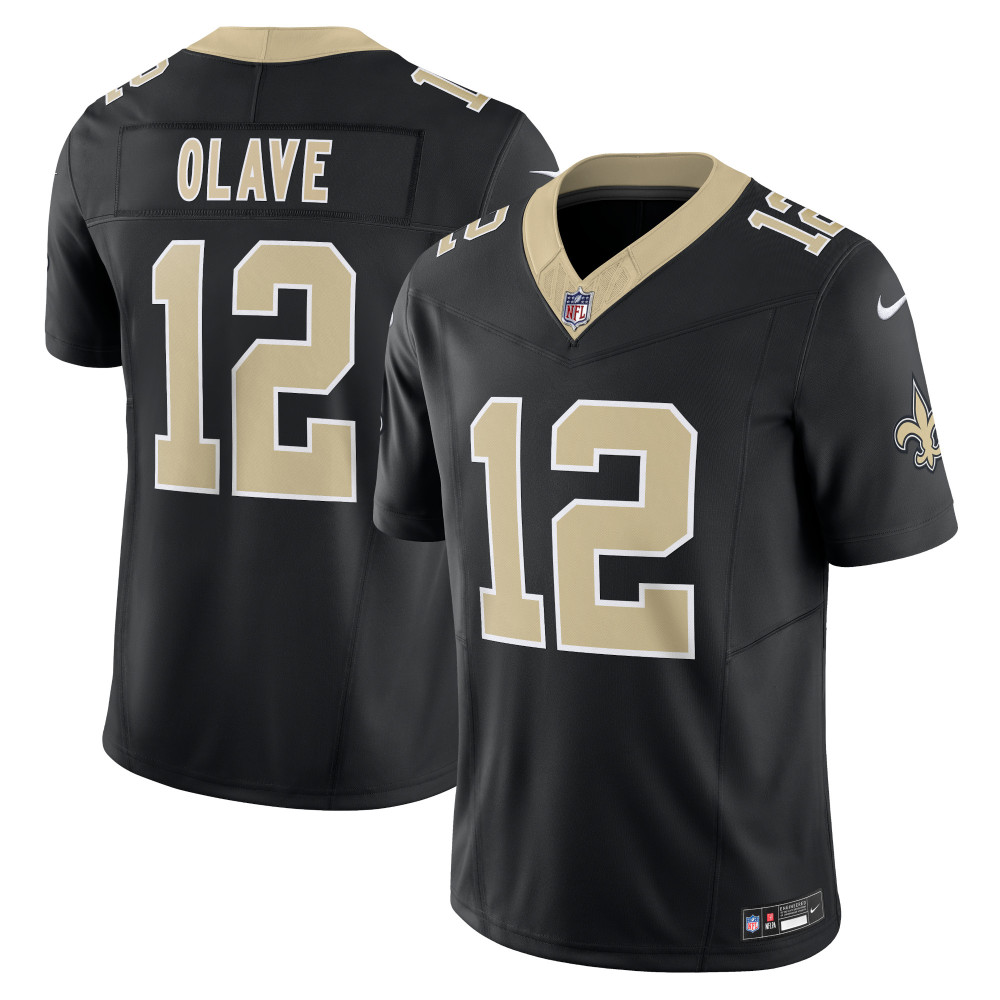 Men's New Orleans Saints Chris Olave Black Vapor F.U.S.E. Limited Jersey