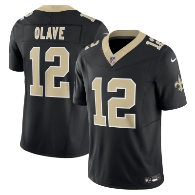 Men's New Orleans Saints Chris Olave Black Vapor F.U.S.E. Limited Jersey 01