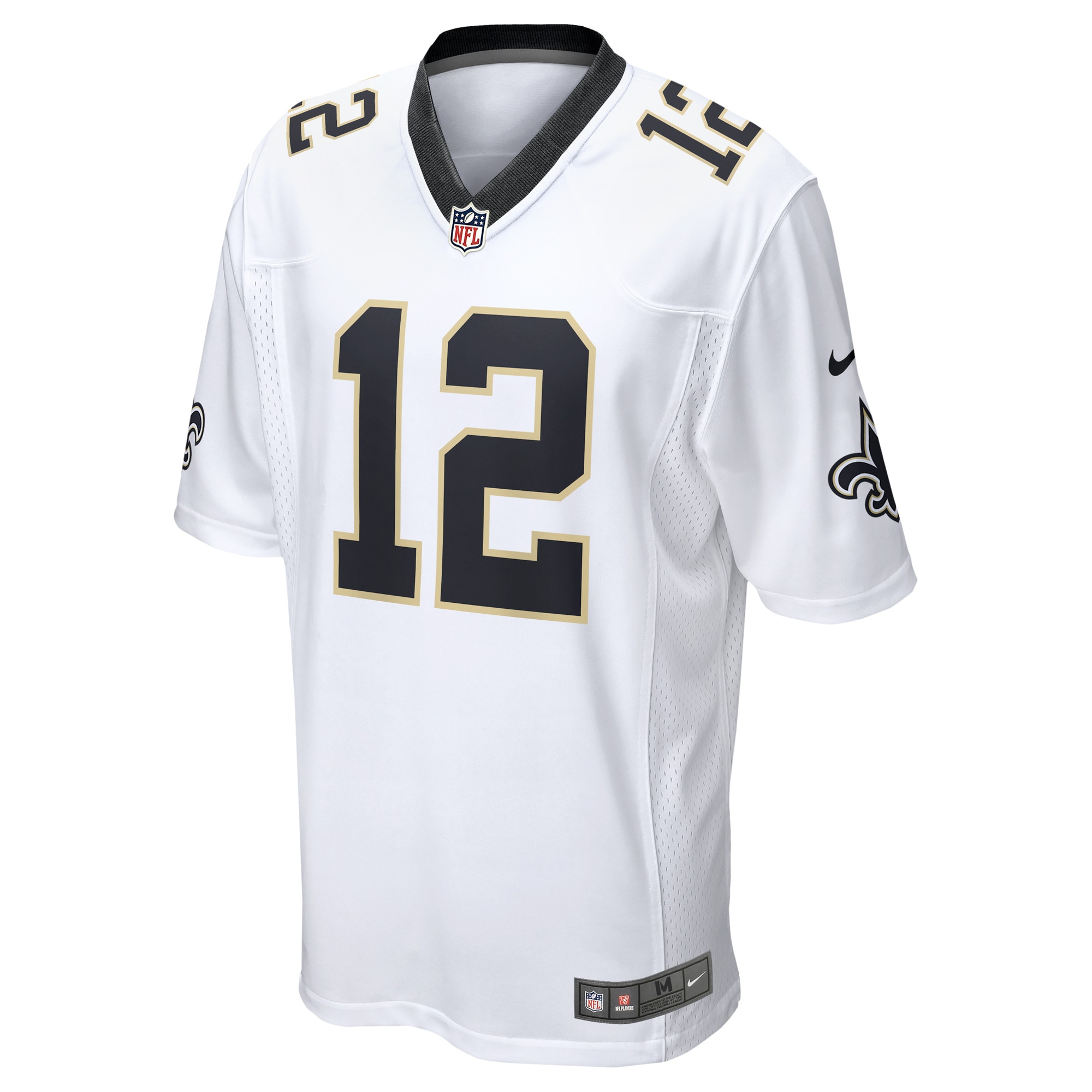 Men's New Orleans Saints Chris Olave White Game Player Jersey