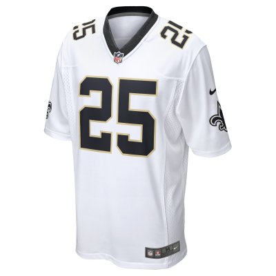 Men's New Orleans Saints Daniel Sorensen White Player Game Jersey 02