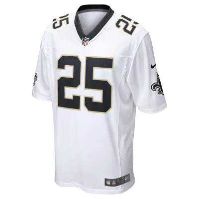 Men's New Orleans Saints Daniel Sorensen White Player Game Jersey 02