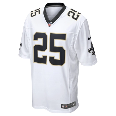 Men's New Orleans Saints Daniel Sorensen White Player Game Jersey 02
