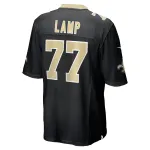 Men's New Orleans Saints Forrest Lamp Black Game Player Jersey
