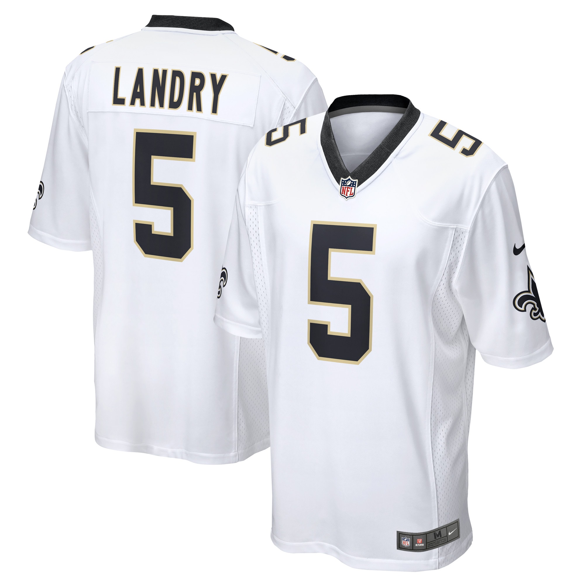 Men's New Orleans Saints Jarvis Landry White Player Game Jersey