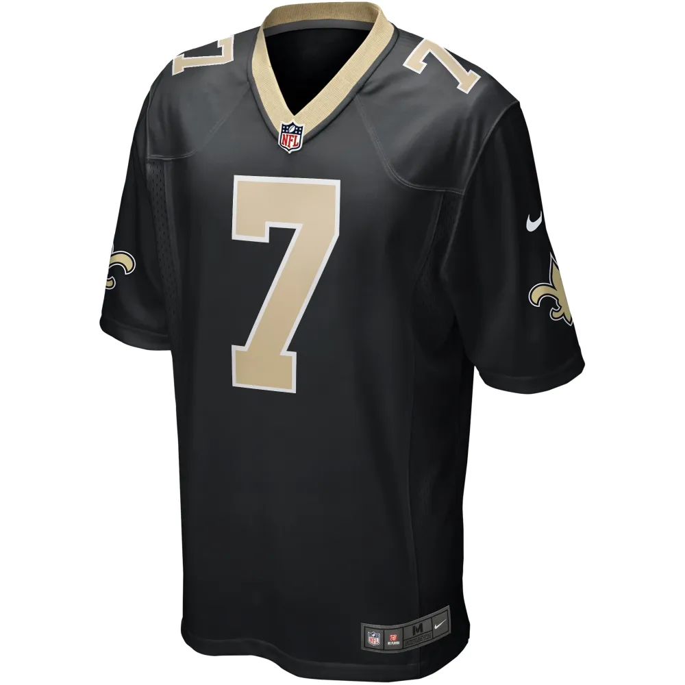Men's New Orleans Saints Morten Andersen Black Game Retired Player Jersey