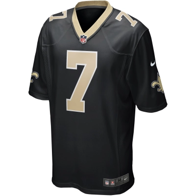 Men's New Orleans Saints Morten Andersen Black Game Retired Player Jersey 02