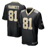 Men's New Orleans Saints Nick Vannett Black Game Jersey