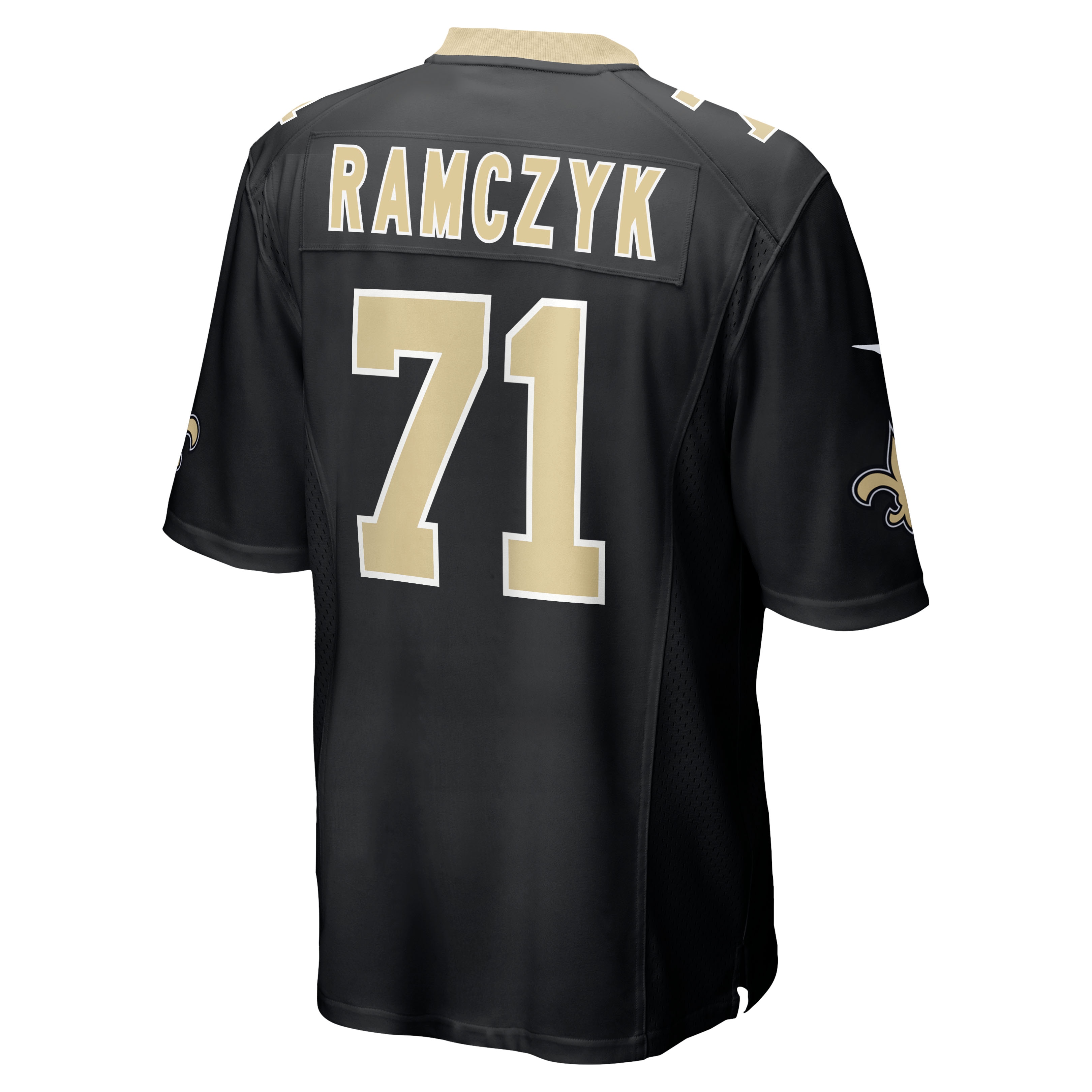 Men's New Orleans Saints Ryan Ramczyk Black Game Jersey