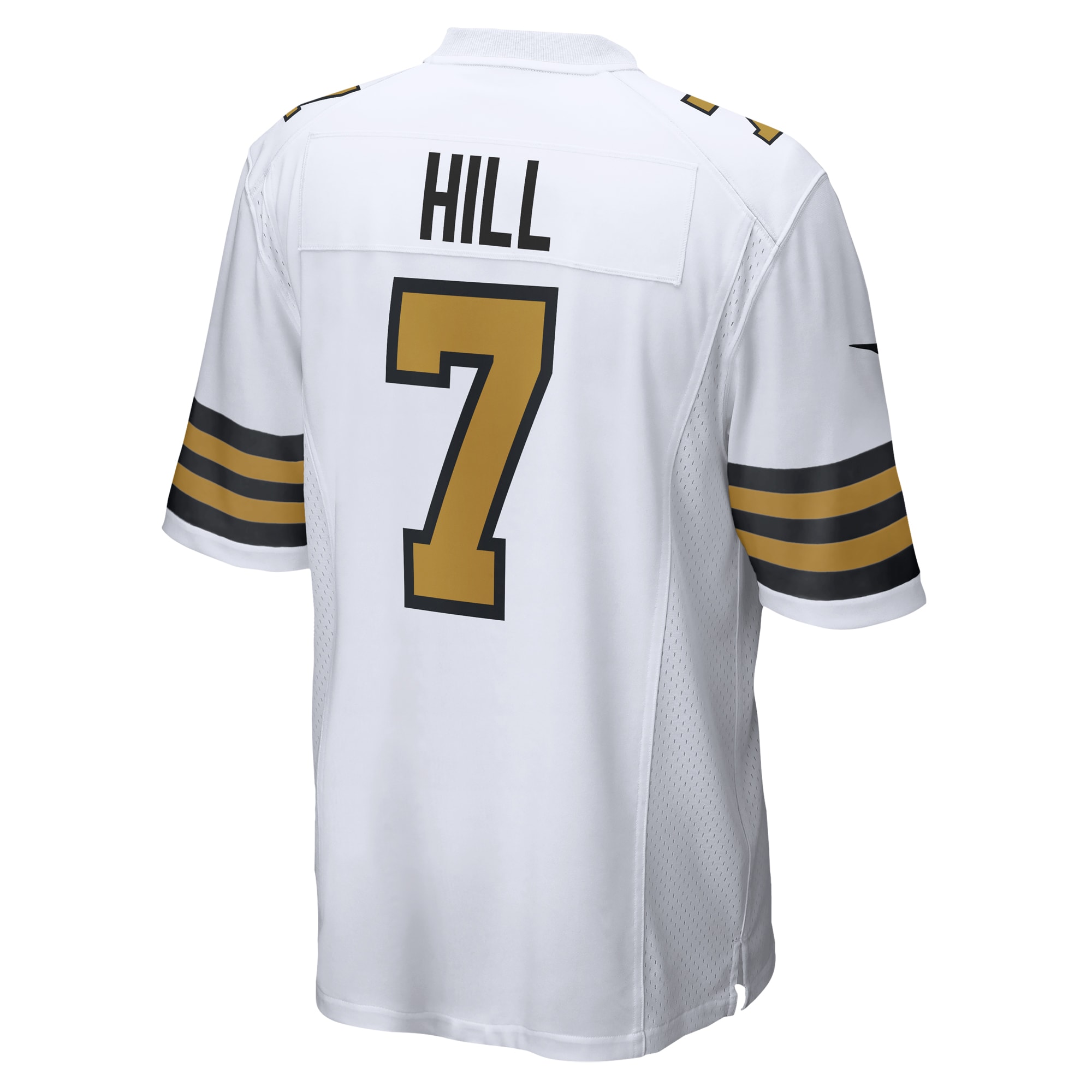 Men's New Orleans Saints Taysom Hill White Alternate Game Jersey