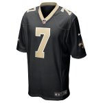 Men's New Orleans Saints Taysom Hill Black Game Jersey