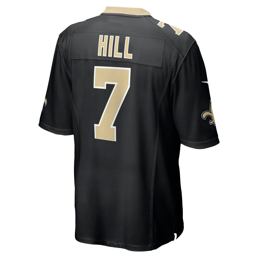Men's New Orleans Saints Taysom Hill Black Game Jersey