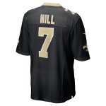 Men's New Orleans Saints Taysom Hill Black Game Jersey