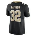 Men's New Orleans Saints Tyrann Mathieu Black Vapor F.U.S.E. Limited Jersey
