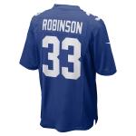 Men's New York Giants Aaron Robinson Royal Game Player Jersey