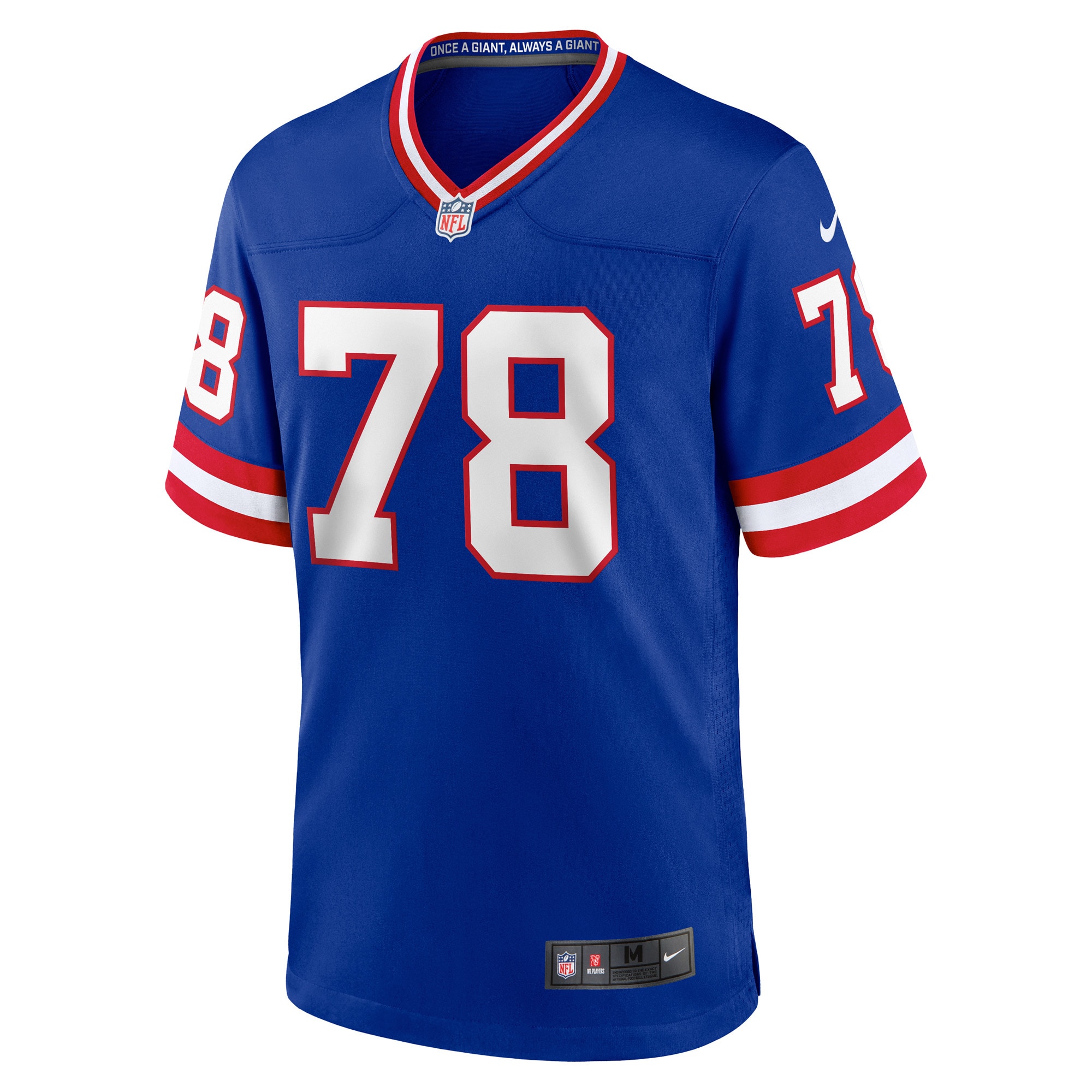 Men's New York Giants Andrew Thomas Royal Classic Player Game Jersey