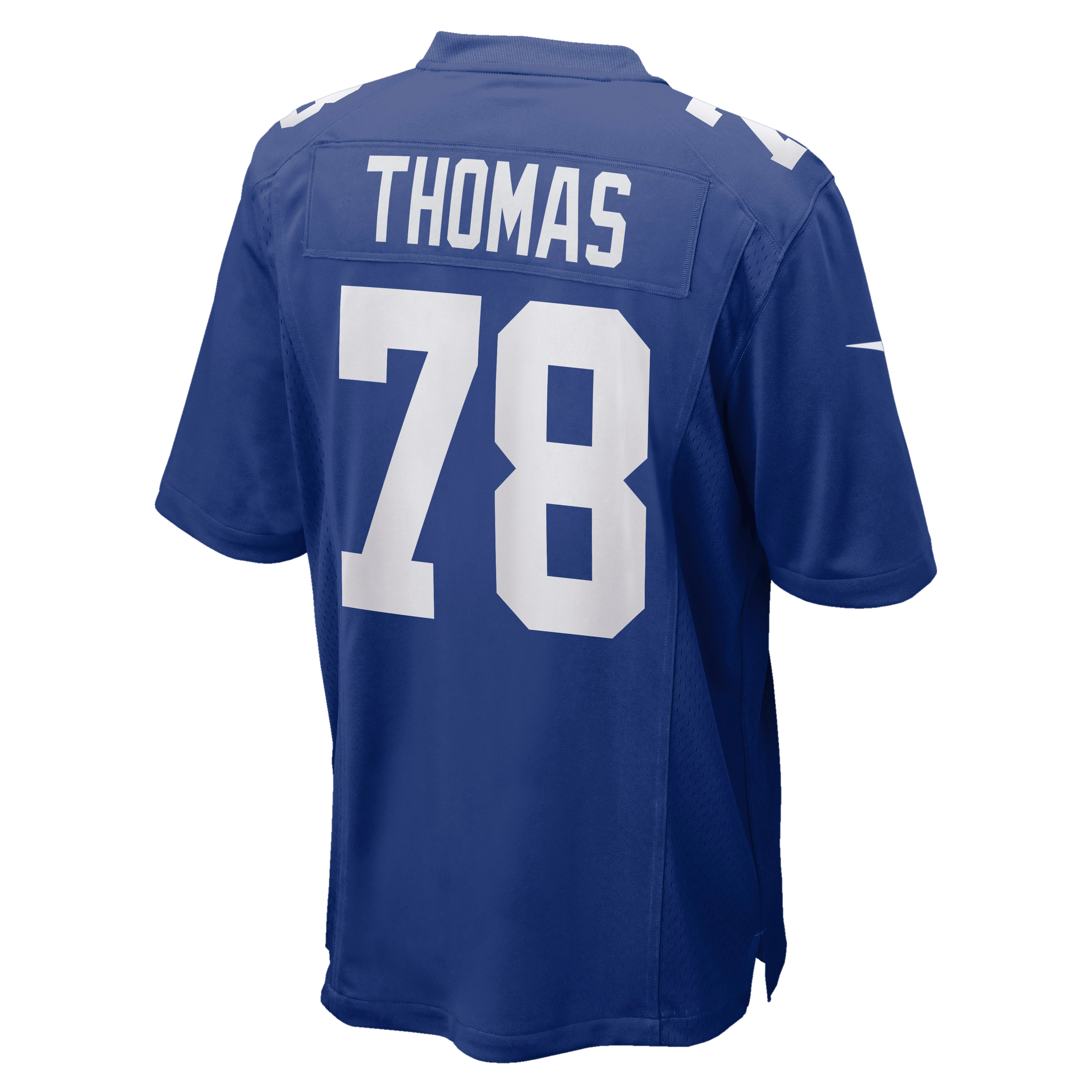 Men's New York Giants Andrew Thomas Royal Player Game Jersey