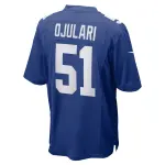 Men's New York Giants Azeez Ojulari Royal Game Player Jersey