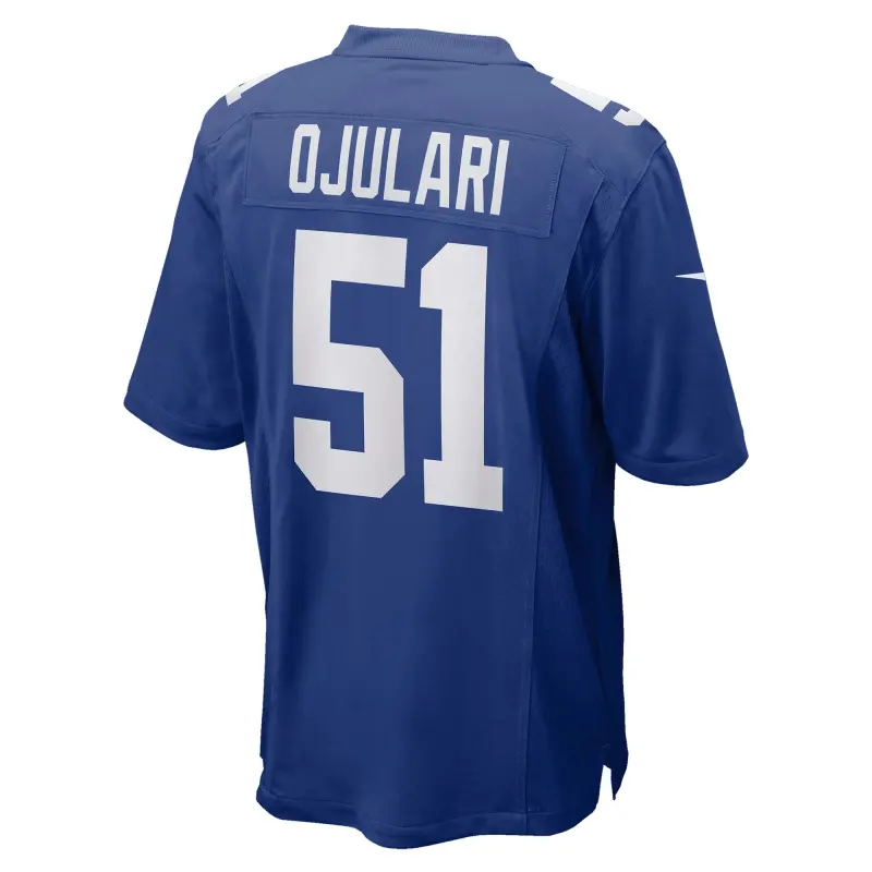 Men's New York Giants Azeez Ojulari Royal Game Player Jersey