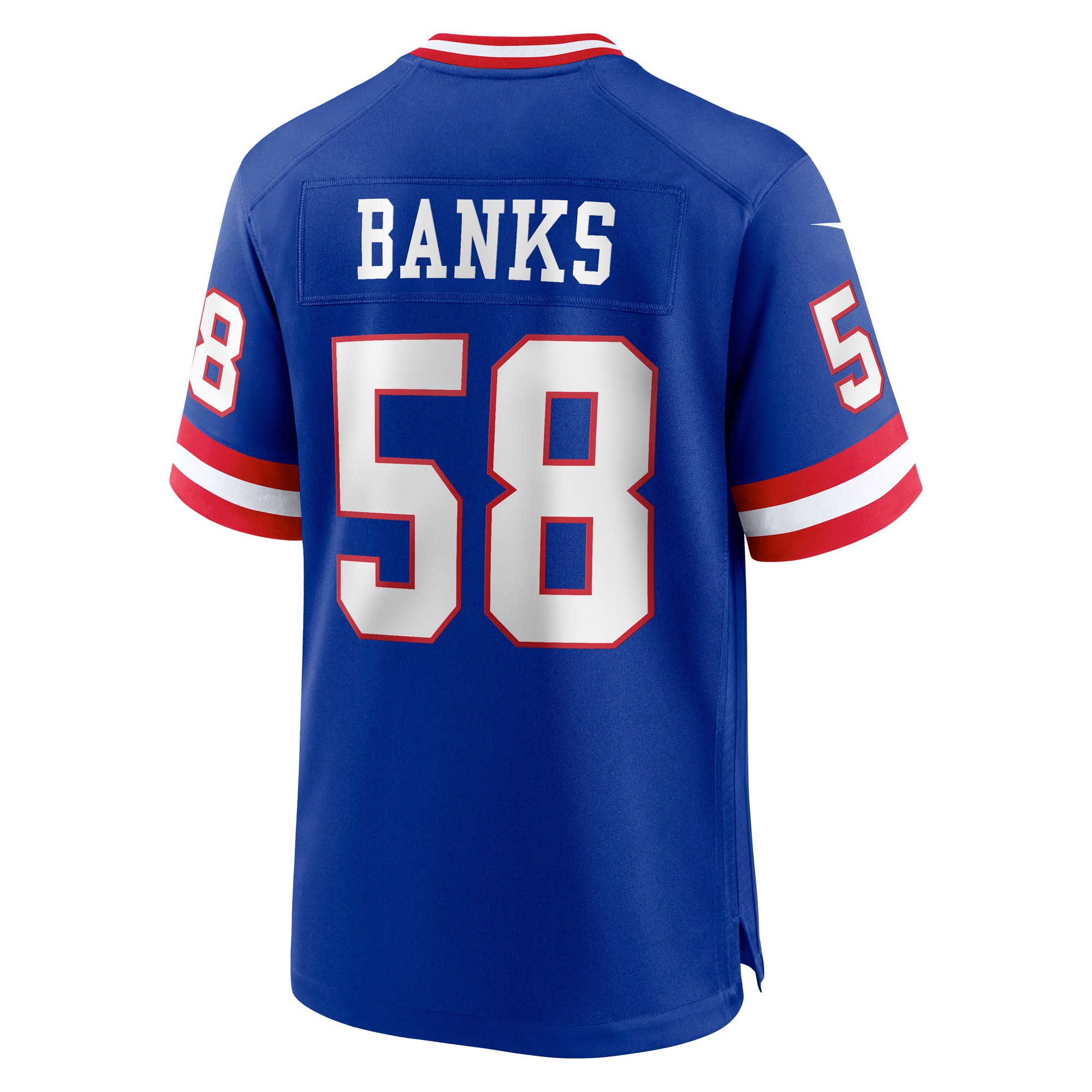 Men's New York Giants Carl Banks Royal Classic Retired Player Game Jersey