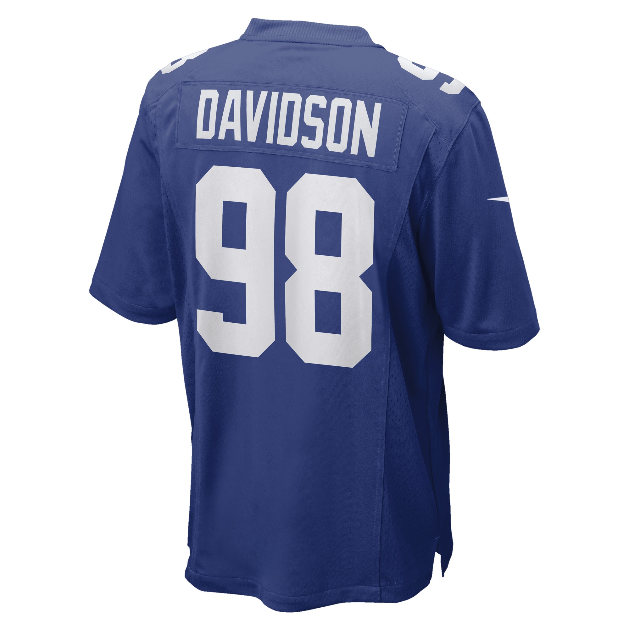 Men's New York Giants D.J. Davidson Royal Game Player Jersey