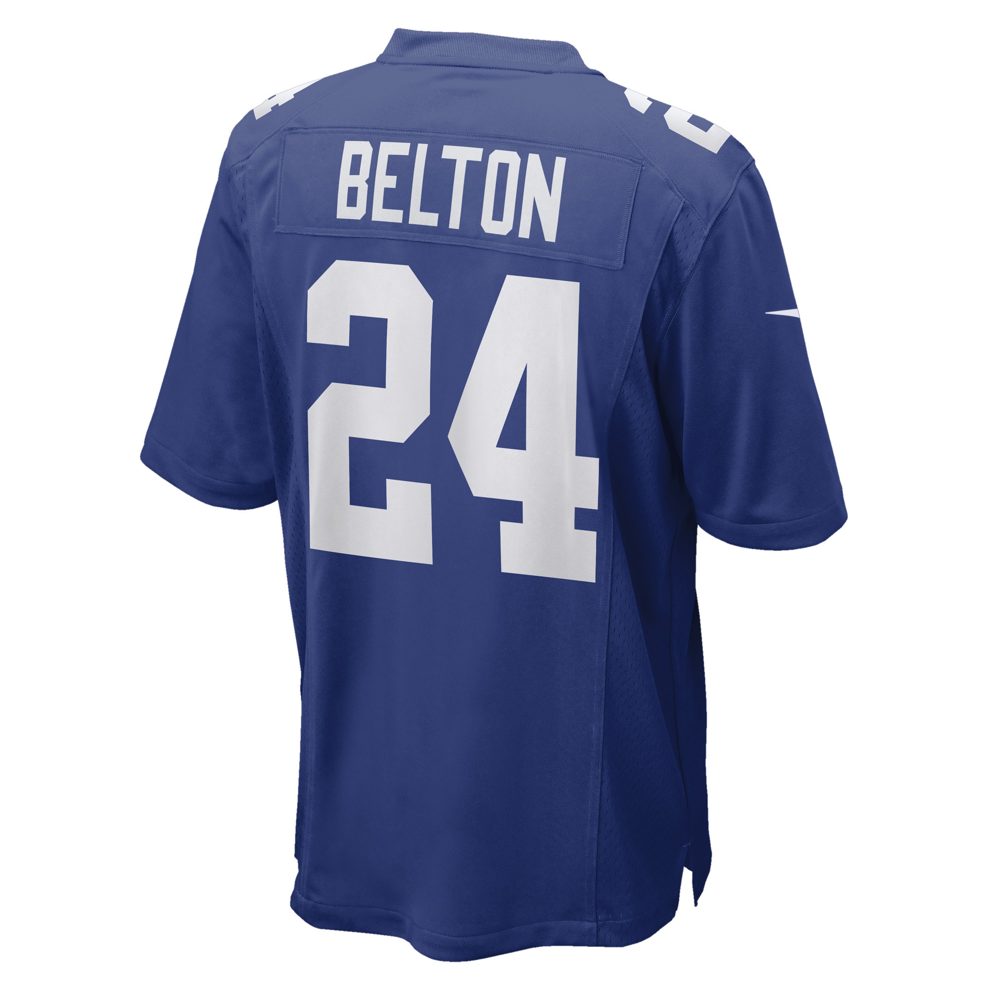 Men's New York Giants Dane Belton Royal Game Player Jersey