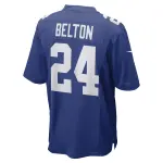 Men's New York Giants Dane Belton Royal Game Player Jersey