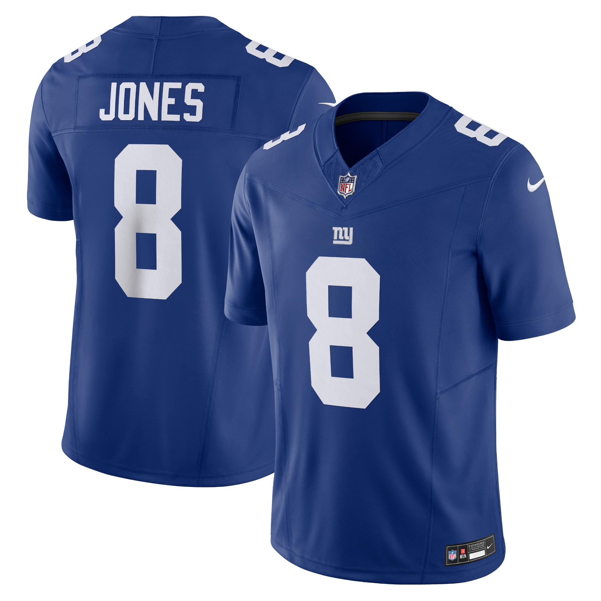 Men's New York Giants Daniel Jones Royal Vapor F.U.S.E. Limited Jersey