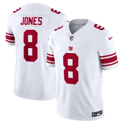 Men's New York Giants Daniel Jones White Vapor F.U.S.E. Limited Jersey 01