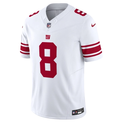 Men's New York Giants Daniel Jones White Vapor F.U.S.E. Limited Jersey 02