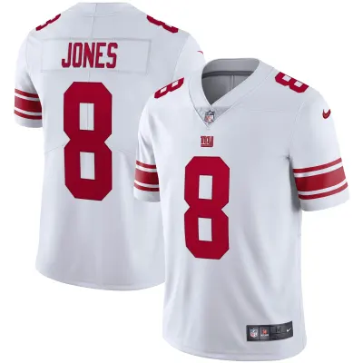 Men's New York Giants Daniel Jones White Vapor Limited Jersey 01