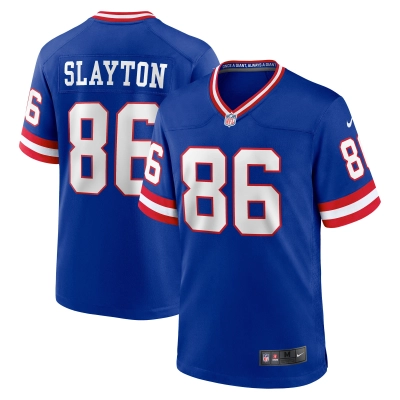 Men's New York Giants Darius Slayton Royal Classic Player Game Jersey 01